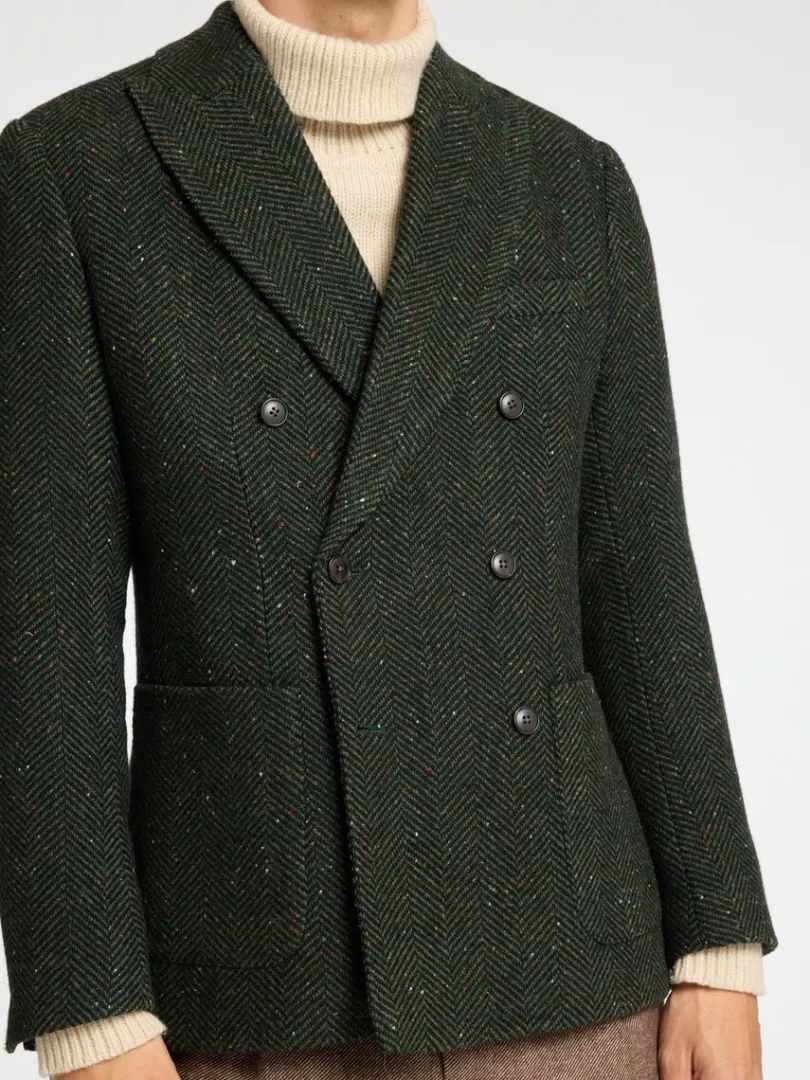 slim_fit_sildeben_dobbelt_3.webp Jakkesæt & Blazers>SELECTED SLIM FIT SILDEBEN DOBBELTRADET BLAZER Green
