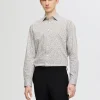 Skjorter>SELECTED SLIM FIT SKJORTE Beige