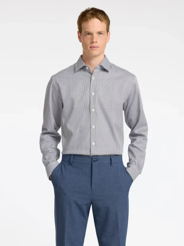 Skjorter>SELECTED SLIM FIT SKJORTE Blue