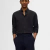 Skjorter>SELECTED SLIM FIT SKJORTE Black
