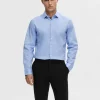 Skjorter>SELECTED SLIM FIT SKJORTE Blue