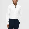 Skjorter>SELECTED SLIM FIT SKJORTE White