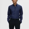 Skjorter>SELECTED SLIM FIT SKJORTE Blue