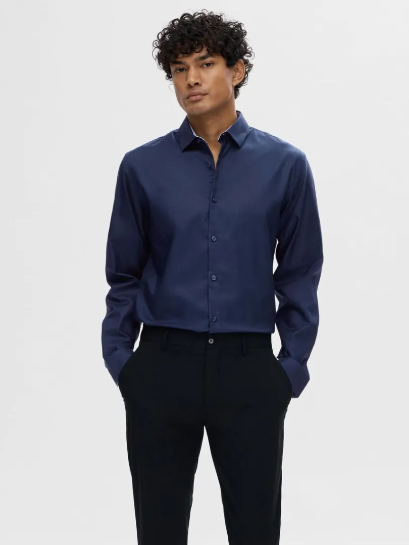 slim_fit_skjorte_0-20.webp Skjorter>SELECTED SLIM FIT SKJORTE Blue
