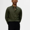 Skjorter>SELECTED SLIM FIT SKJORTE Green