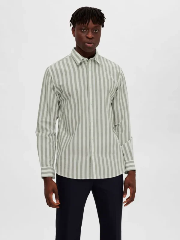 Skjorter>SELECTED SLIM FIT SKJORTE Green