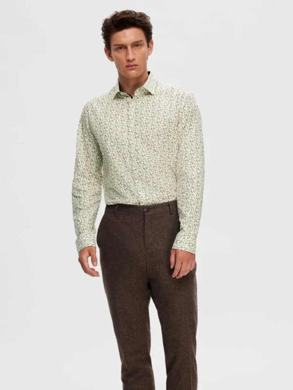 Skjorter>SELECTED SLIM FIT SKJORTE Green
