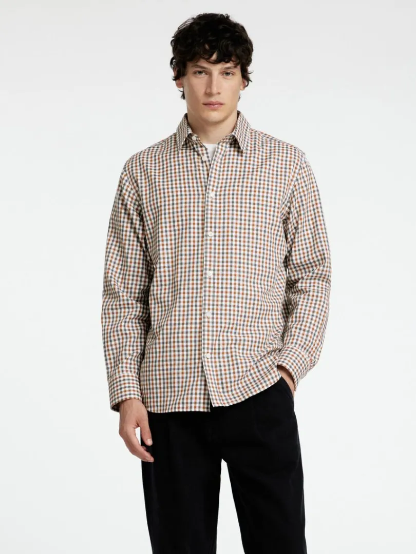 slim_fit_skjorte_0-3.webp Skjorter>SELECTED SLIM FIT SKJORTE Brown