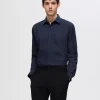 Skjorter>SELECTED SLIM FIT SKJORTE Blue