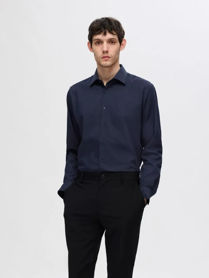 slim_fit_skjorte_0-7.webp Skjorter>SELECTED SLIM FIT SKJORTE Blue