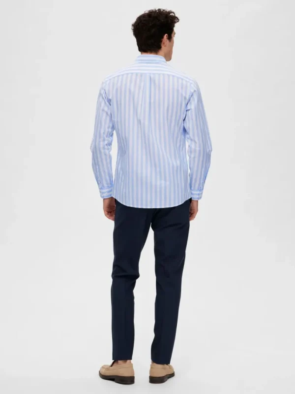 Skjorter>SELECTED SLIM FIT SKJORTE Blue