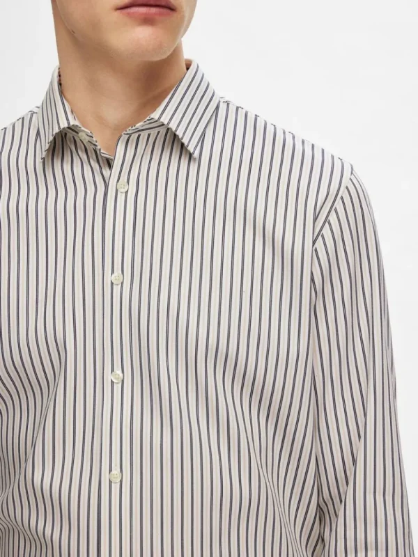Skjorter>SELECTED SLIM FIT SKJORTE Grey