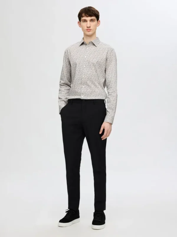 Skjorter>SELECTED SLIM FIT SKJORTE Beige