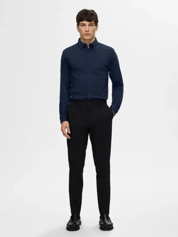 Skjorter>SELECTED SLIM FIT SKJORTE Blue