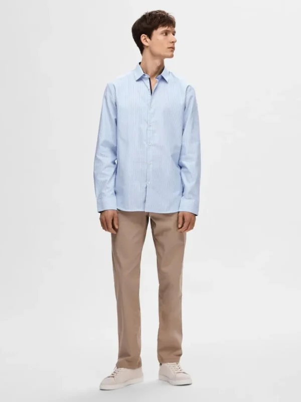 Skjorter>SELECTED SLIM FIT SKJORTE Blue