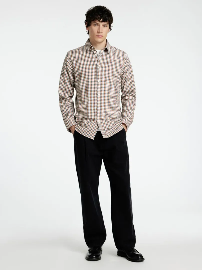 slim_fit_skjorte_2-3.webp Skjorter>SELECTED SLIM FIT SKJORTE Brown