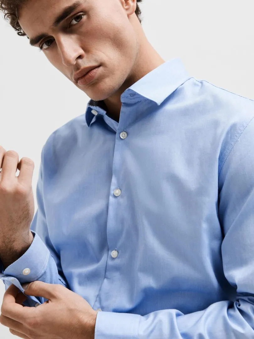 slim_fit_skjorte_3-16.webp Skjorter>SELECTED SLIM FIT SKJORTE Blue