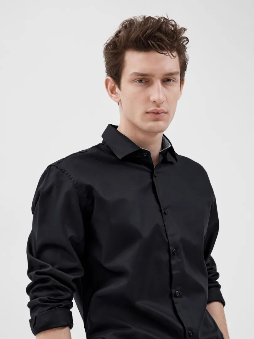slim_fit_skjorte_3-19.webp Skjorter>SELECTED SLIM FIT SKJORTE Black