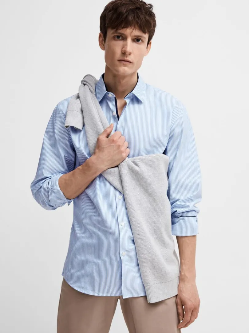 slim_fit_skjorte_3-21.webp Skjorter>SELECTED SLIM FIT SKJORTE Blue