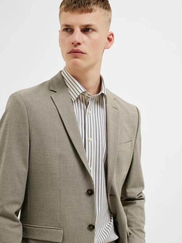 Skjorter>SELECTED SLIM FIT SKJORTE Grey