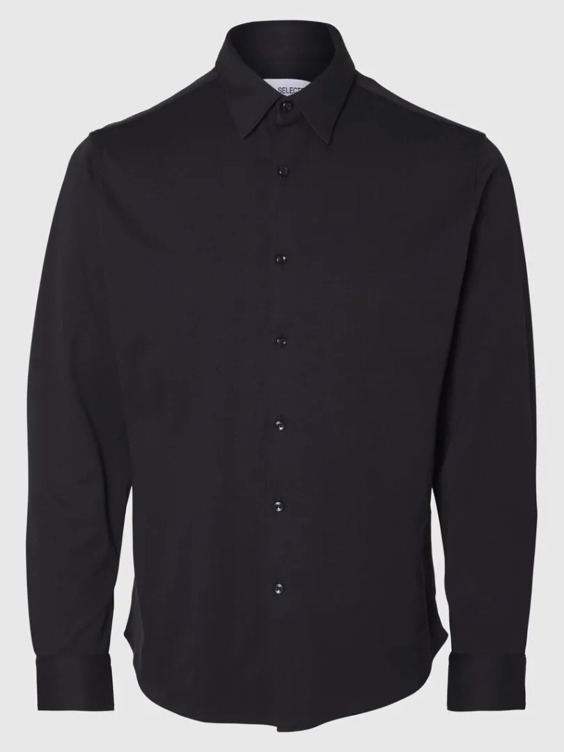 slim_fit_skjorte_4-12.webp Skjorter>SELECTED SLIM FIT SKJORTE Black