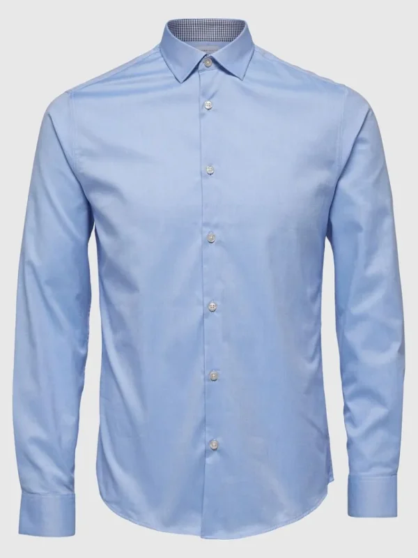 Skjorter>SELECTED SLIM FIT SKJORTE Blue