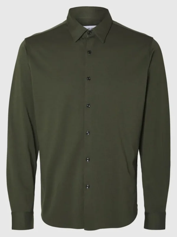 Skjorter>SELECTED SLIM FIT SKJORTE Green