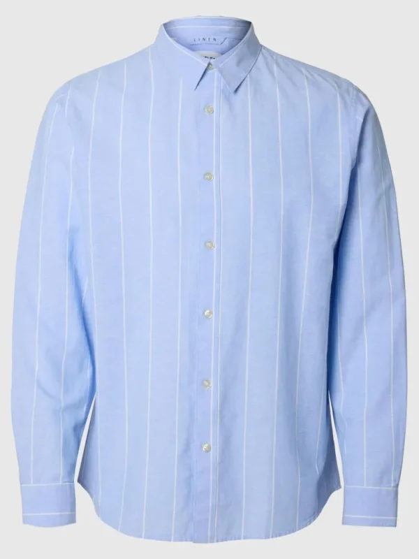 Skjorter>SELECTED SLIM FIT SKJORTE Blue