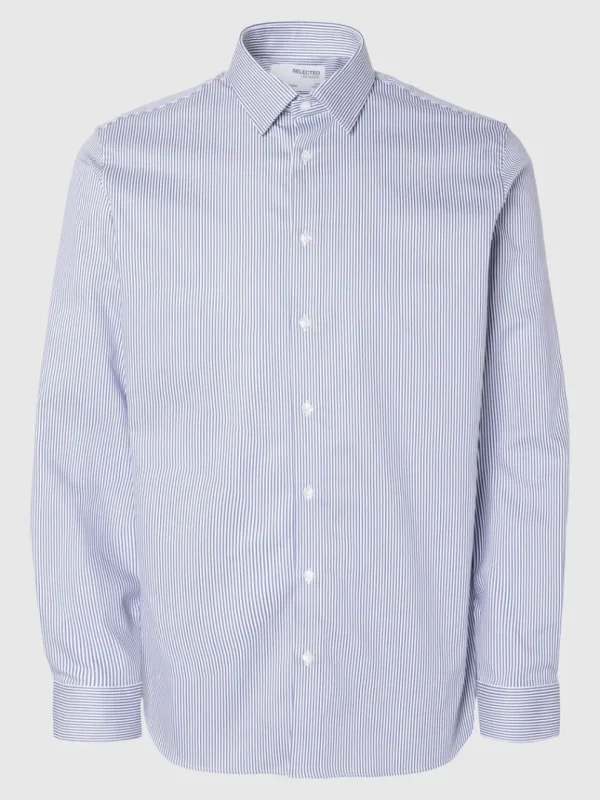 Skjorter>SELECTED SLIM FIT SKJORTE Blue