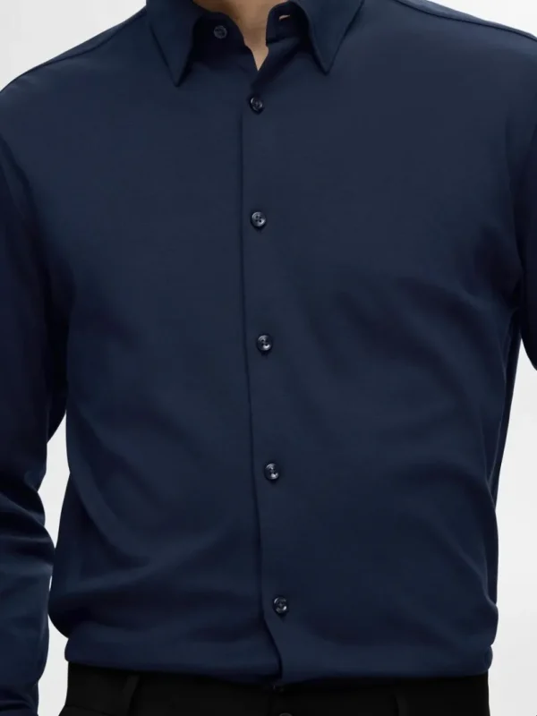 Skjorter>SELECTED SLIM FIT SKJORTE Blue