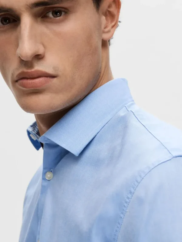 Skjorter>SELECTED SLIM FIT SKJORTE Blue