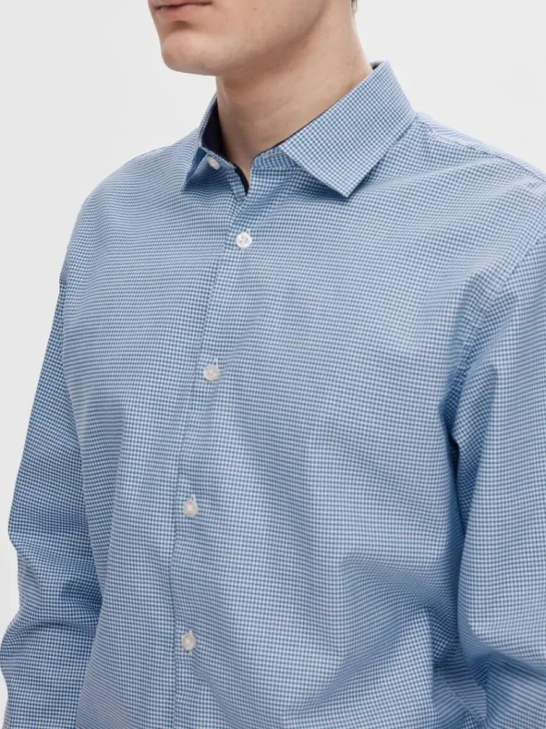 Skjorter>SELECTED SLIM FIT SKJORTE Blue