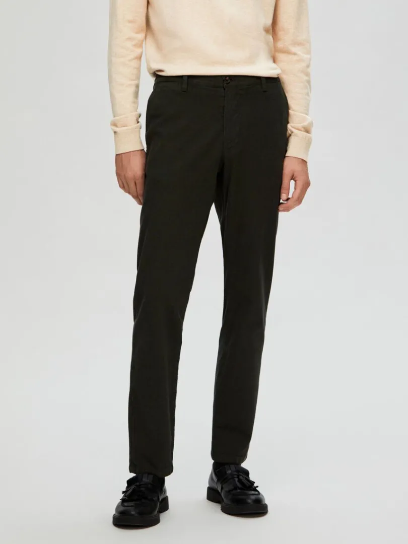 slim_fit_struktureret_ch_0-3.webp Bukser>SELECTED 175 SLIM FIT STRUKTURERET CHINOS Green