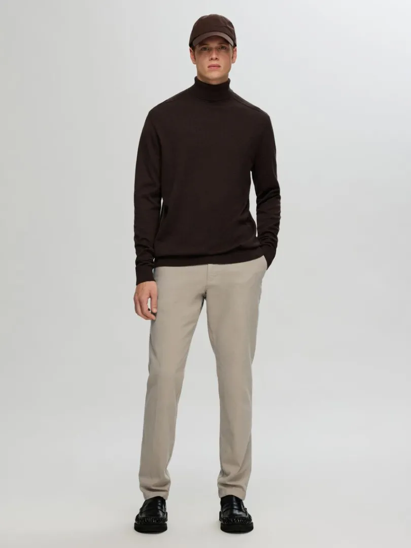 slim_fit_struktureret_ch_2.webp Bukser>SELECTED 175 SLIM FIT STRUKTURERET CHINOS Beige