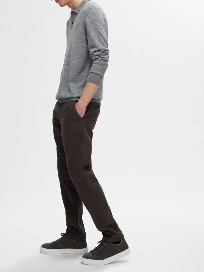slim_fit_struktureret_ch_3-1.webp Bukser>SELECTED 175 SLIM FIT STRUKTURERET CHINOS Brown