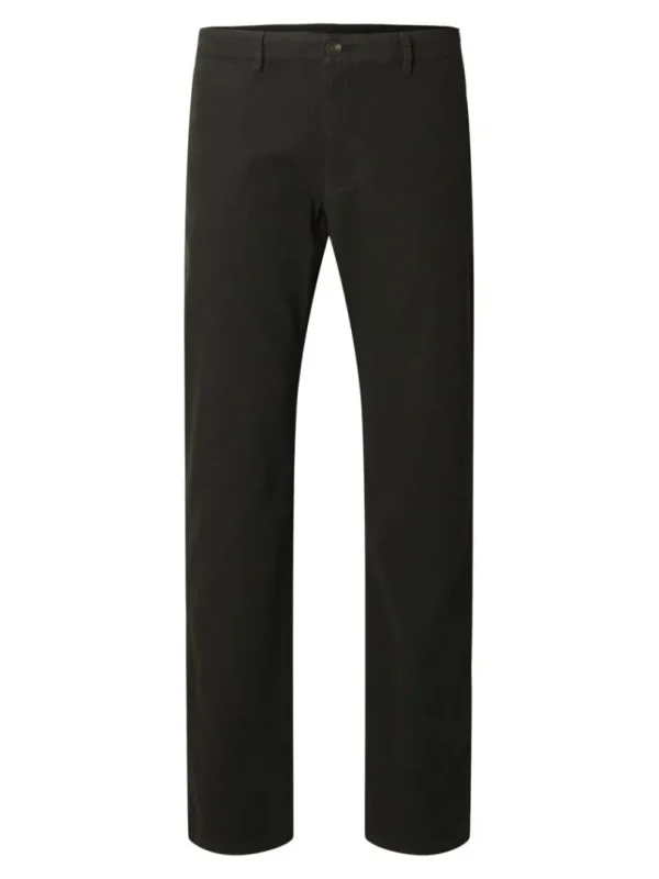 Bukser>SELECTED 175 SLIM FIT STRUKTURERET CHINOS Green