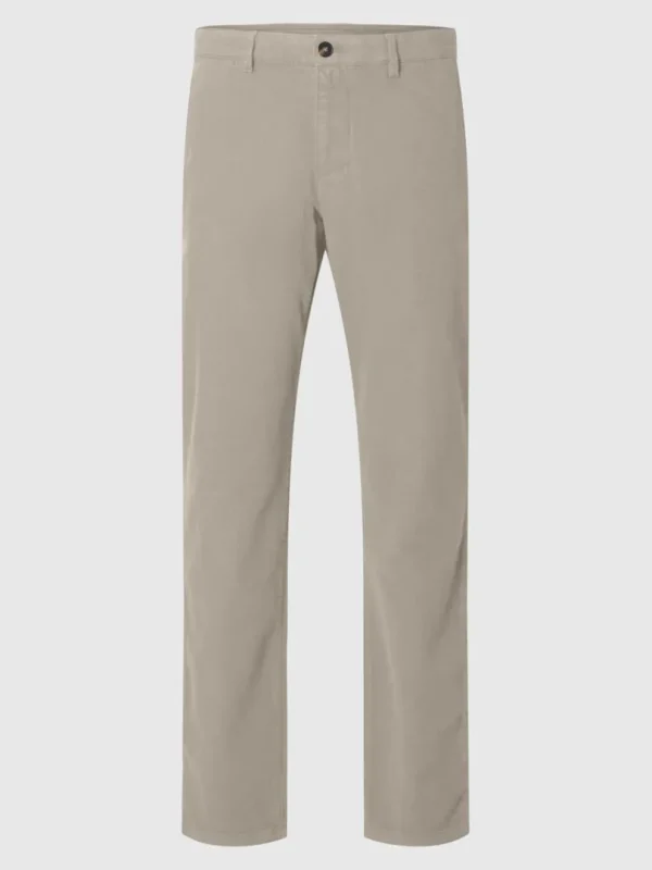Bukser>SELECTED 175 SLIM FIT STRUKTURERET CHINOS Beige