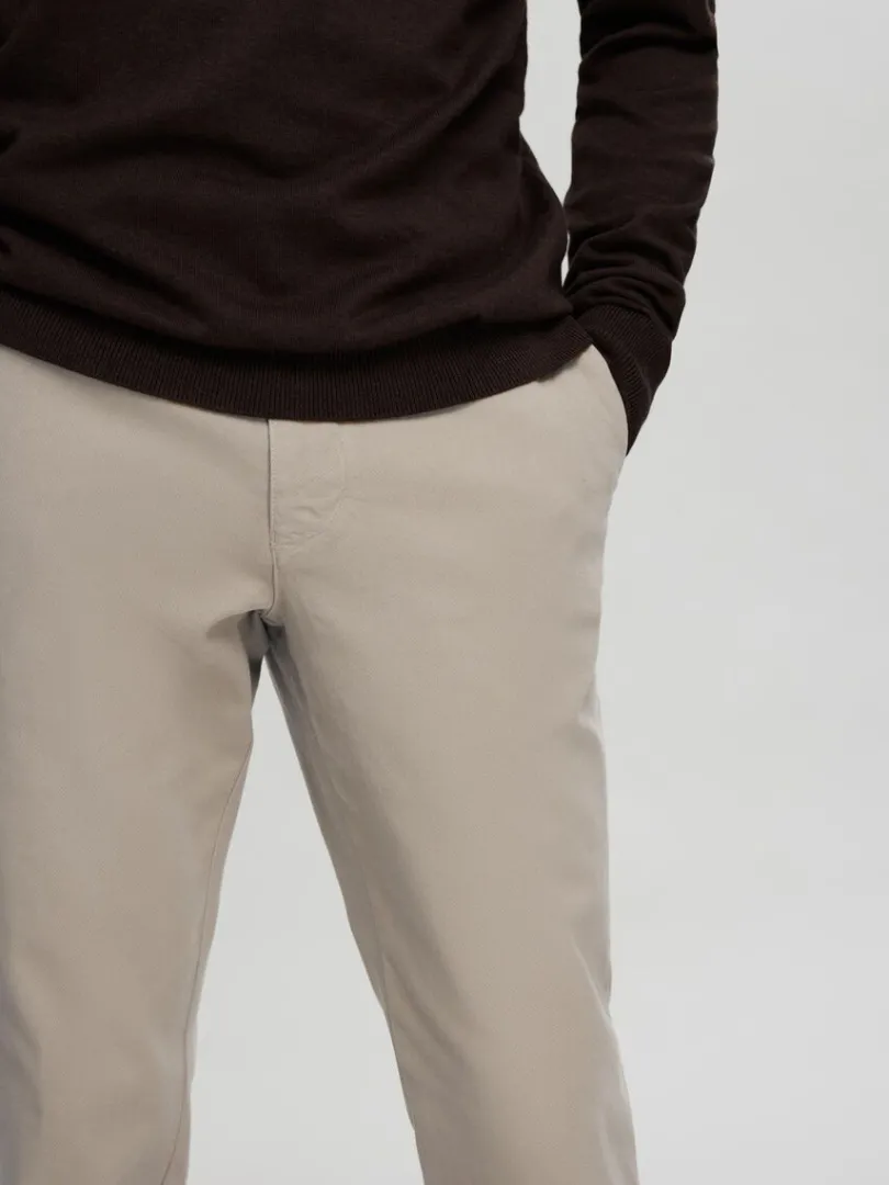 slim_fit_struktureret_ch_5.webp Bukser>SELECTED 175 SLIM FIT STRUKTURERET CHINOS Beige