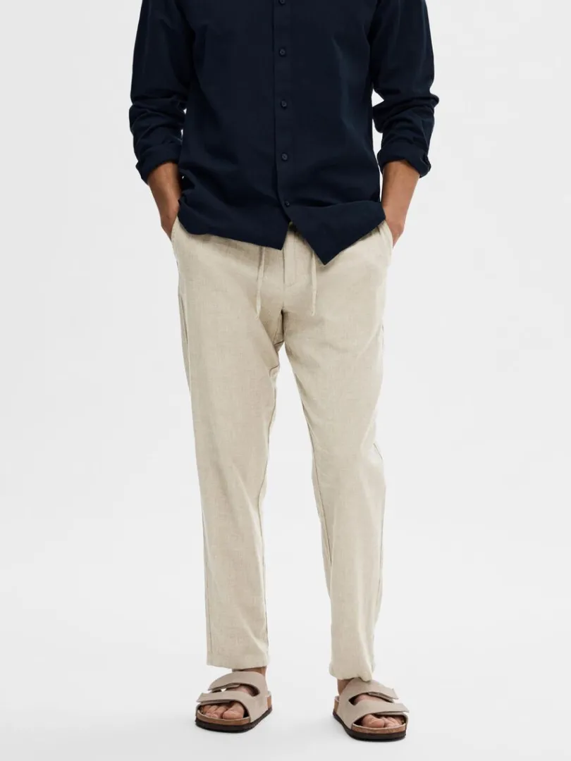 slim_fit_tapered_bukser_0-2.webp Bukser>SELECTED SLIM FIT TAPERED BUKSER Green