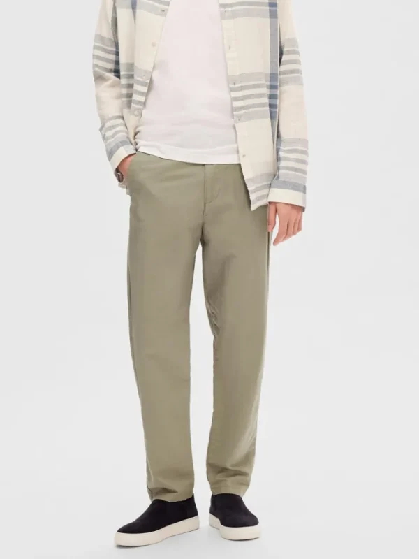 Bukser>SELECTED 172 SLIM FIT TAPERED BUKSER Green