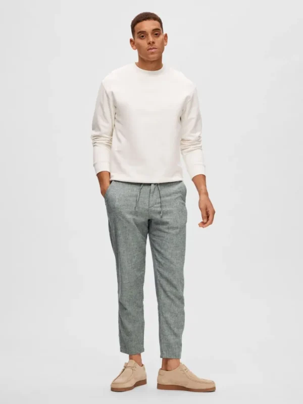 Bukser>SELECTED SLIM FIT TAPERED BUKSER Blue