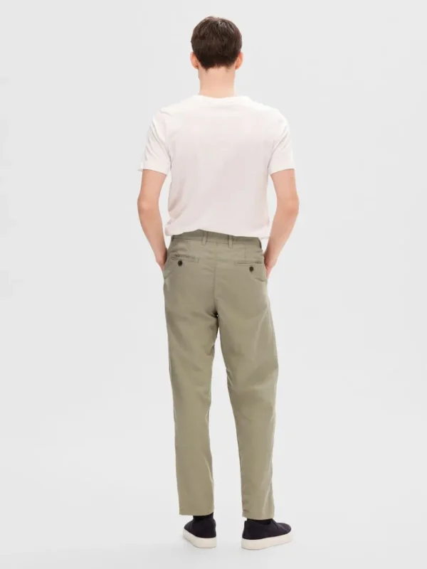 Bukser>SELECTED 172 SLIM FIT TAPERED BUKSER Green