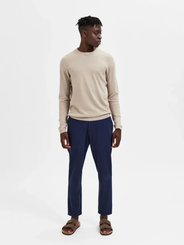 Bukser>SELECTED SLIM FIT TAPERED BUKSER Blue