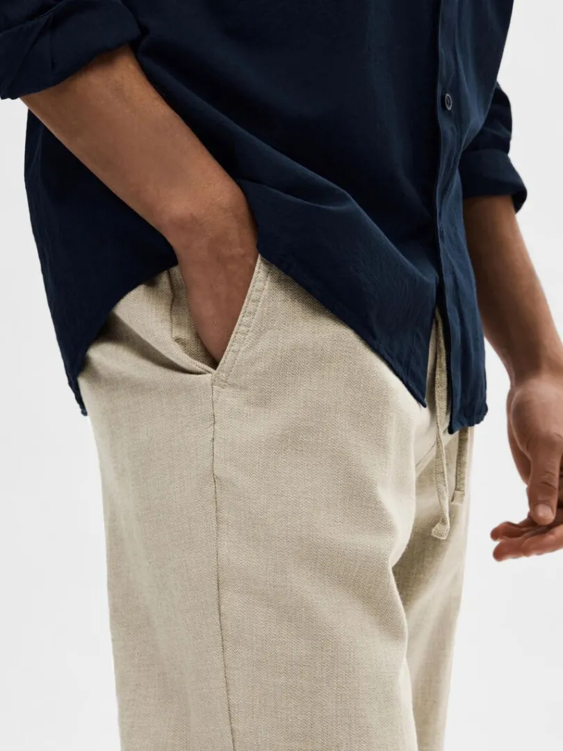 slim_fit_tapered_bukser_5-2.webp Bukser>SELECTED SLIM FIT TAPERED BUKSER Green