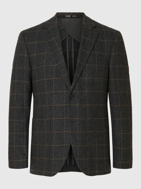 Jakkesæt & Blazers>SELECTED SLIM FIT TERNET BLAZER Grey