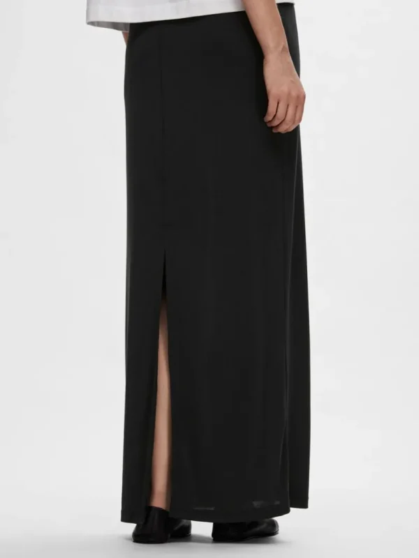 Nederdele>SELECTED SLIM MAXINEDERDEL Black
