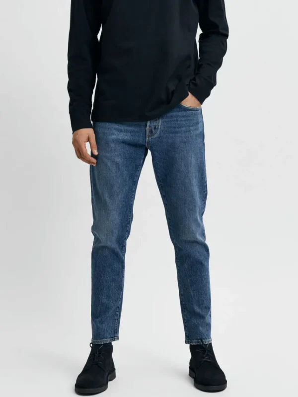 Jeans>SELECTED 172 SLIM TAPERED FIT JEANS Blue