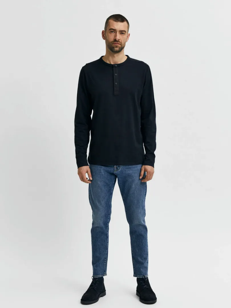 slim_tapered_fit_jeans_2.webp Jeans>SELECTED 172 SLIM TAPERED FIT JEANS Blue
