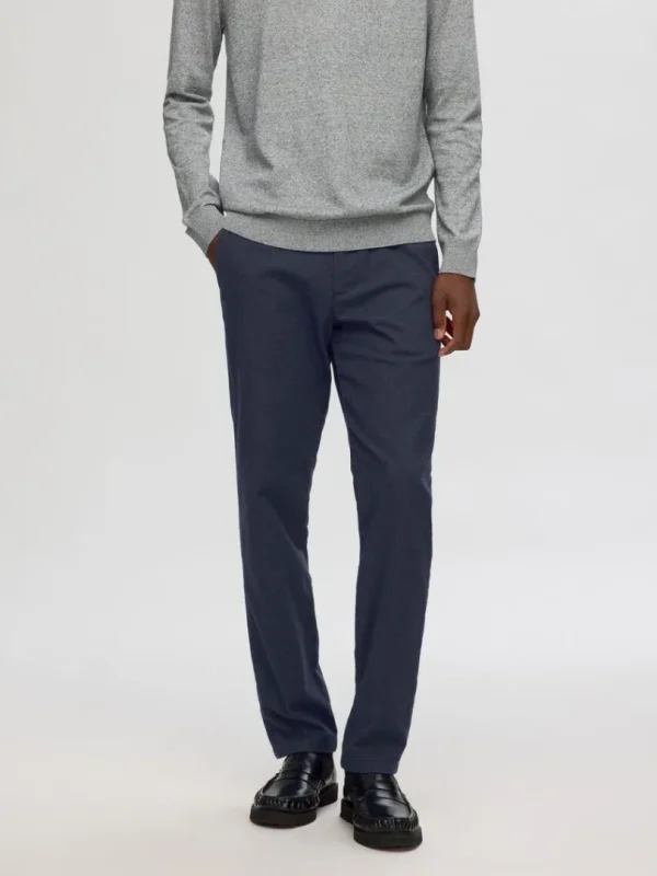 Bukser>SELECTED 175 SLIM-FIT BØRSTET CHINOS Blue