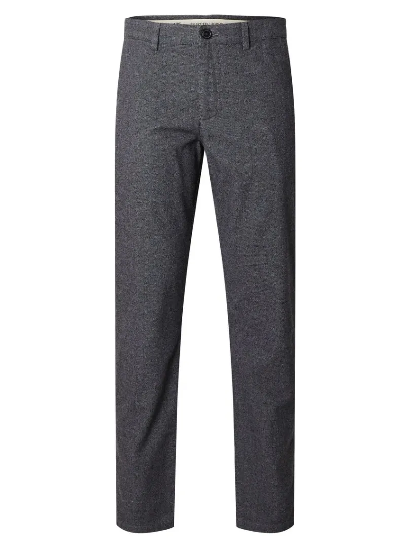 slimfit_brstet_chinos_4.webp Bukser>SELECTED 175 SLIM-FIT BØRSTET CHINOS Grey